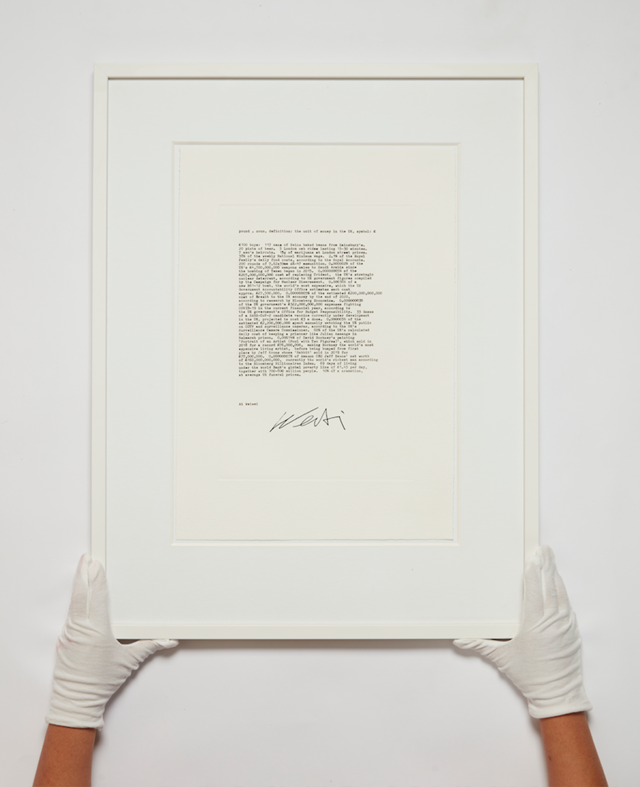 Load image into Gallery viewer, Ai Weiwei - £ (Signed)
